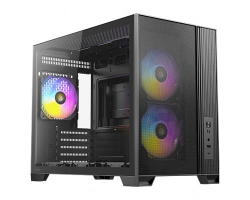CAJA MINITORRE MICROATX FLUX M NEGRO ANTEC