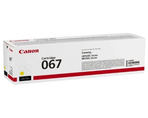 TONER AMARILLO CANON 067