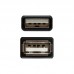 CABLE USB 2.0 TIPO A/M-A/H 1M NEGRO NANOCABLE