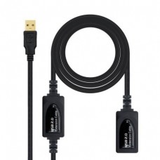 CABLE USB2.0 PROLONGADOR CON AMPLIFICADOR TIPO A/M-A/H 15 M NANOCABLE