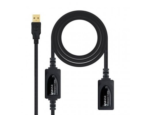 CABLE USB2.0 PROLONGADOR CON AMPLIFICADOR TIPO A/M-A/H 15 M NANOCABLE