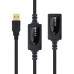 CABLE USB2.0 PROLONGADOR CON AMPLIFICADOR TIPO A/M-A/H 15 M NANOCABLE