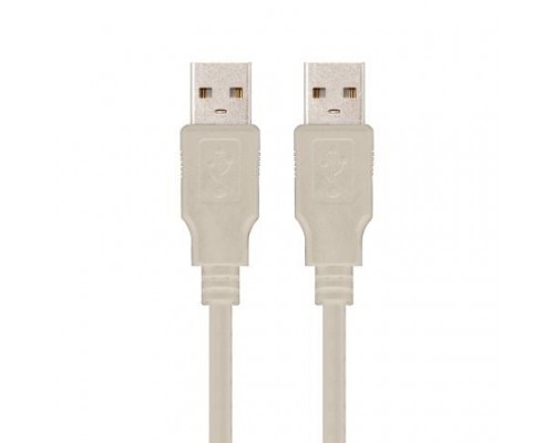 CABLE USB TIPO A/M - A/M 2 M NANOCABLE-AA0 CABLE USB TIPO A/M - A/M 2 M NANOCABLE