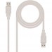 CABLE USB TIPO A/M - A/M 2 M NANOCABLE-AA0 CABLE USB TIPO A/M - A/M 2 M NANOCABLE