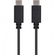 CABLE USB 2.0 3A TIPO USB-C/M-USB-C/M 2 M NEGRO NANOCABLE