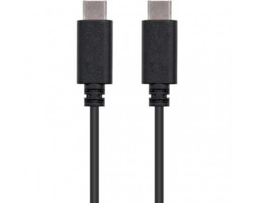 CABLE USB 2.0 3A TIPO USB-C/M-USB-C/M 2 M NEGRO NANOCABLE-AA1 CABLE USB 2.0 3A TIPO USB-C/M-USB-C/M 2 M NEGRO NANOCABLE