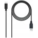 CABLE USB 3.1 GEN2 10Gbps 3A TIPO USB-C A USB-A 1.5 M NEGRO NANOCABLE-AA1 CABLE USB 3.1 GEN2 10Gbps 3A TIPO USB-C A USB-A 1.5 M NEGRO NANOCABLE