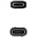 CABLE USB-C 3.2 Gen2x2 20Gbp 100W/5A, MALLADO USB-C/M-H 0.5 M NEGRO NANOCABLE