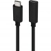 CABLE USB-C 3.2 Gen2x2 20Gbp 100W/5A, 4k/60Hz, USB-C/M-H 1.5 M NEGRO NANOCABLE