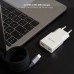 CARGADOR PARED 2XUSB-C PD 30W BLANCO NANOCABLE
