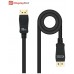 CABLE DISPLAYPORT VESA 1.4 DP/M-DP/M NEGRO 0.5 M NANOCABLE
