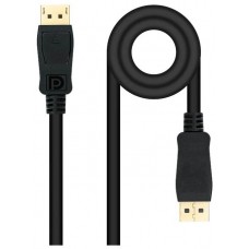 CABLE DISPLAYPORT 1.4 DP/M-DP/M NEGRO 3 M NANOCABLE