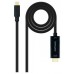 CONVERSOR USB-C A HDMI 1.4 4K 1.8M NEGRO NANOCABLE