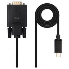 CONVERSOR USB-C/M A VGA/M 1.8 M NEGRO NANOCABLE-AA2 CONVERSOR USB-C/M A VGA/M 1.8 M NEGRO NANOCABLE