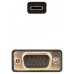 CONVERSOR USB-C/M A VGA/M 1.8 M NEGRO NANOCABLE