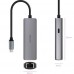 HUB 2 PUERTOS USB-C A RJ45 PD 18 CM NANOCABLE