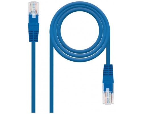 CABLE DE RED LATIGUILLO RJ45 UTP CAT6 AWG24 0.30 M AZUL NANOCABLE-AA0 CABLE DE RED LATIGUILLO RJ45 UTP CAT6 AWG24 0.30 M AZUL NANOCABLE