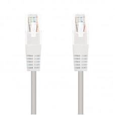 CABLE DE RED LATIGUILLO RJ45 UTP CAT6 AWG24 0.5 M BLANCO NANOCABLE