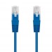 CABLE DE RED LATIGUILLO RJ45 UTP CAT6 AWG24 1 M AZUL NANOCABLE