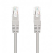 CABLE DE RED LATIGUILLO RJ45 UTP CAT6 AWG24 LSZH 1 M GRIS NANOCABLE