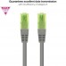 CABLE DE RED LATIGUILLO UTP CCA CAT6 AWG26 0.25 M GRIS NANOCABLE
