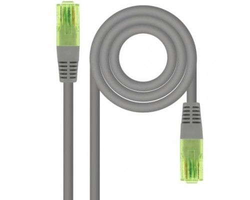 CABLE DE RED LATIGUILLO UTP CCA CAT6 AWG26 20 M GRIS NANOCABLE
