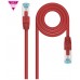 CABLE DE RED LATIGUILLO 600MHZ LSZH SFTP PIMF CAT7 AWG26 1 M ROJO NANOCABLE