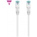 CABLE DE RED LATIGUILLO 600MHZ LSZH SFTP PIMF CAT7 AWG26 1 M BLANCO NANOCABLE