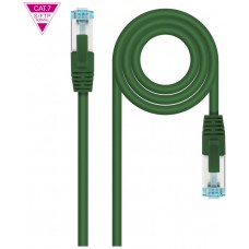 CABLE DE RED LATIGUILLO 600MHZ LSZH SFTP PIMF CAT7 AWG26 2 M VERDE NANOCABLE-AA1 CABLE DE RED LATIGUILLO 600MHZ LSZH SFTP PIMF CAT7 AWG26 2 M VERDE NANOCABLE