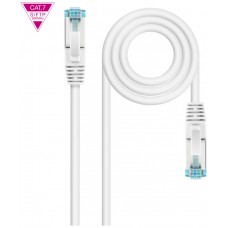 CABLE DE RED LATIGUILLO 600MHZ LSZH SFTP PIMF CAT7 AWG26 2 M BLANCO NANOCABLE-AA1 CABLE DE RED LATIGUILLO 600MHZ LSZH SFTP PIMF CAT7 AWG26 2 M BLANCO NANOCABLE