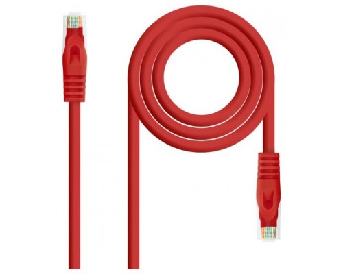 CABLE DE RED LATIGUILLO RJ45 UTP CAT6A AWG24 LSZH 0.30 M ROJO NANOCABLE-AA0 CABLE DE RED LATIGUILLO RJ45 UTP CAT6A AWG24 LSZH 0.30 M ROJO NANOCABLE