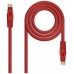 CABLE DE RED LATIGUILLO RJ45 UTP CAT6A AWG24 LSZH 0.30 M ROJO NANOCABLE-AA0 CABLE DE RED LATIGUILLO RJ45 UTP CAT6A AWG24 LSZH 0.30 M ROJO NANOCABLE