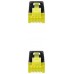 CABLE DE RED LATIGUILLO RJ45 SFTP CAT6A AWG26 0.5 M NEGRO NANOCABLE