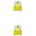 CABLE DE RED LATIGUILLO RJ45 SFTP CAT6A AWG26 0.30 M BLANCO NANOCABLE
