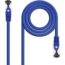 CABLE DE RED LATIGUILLO SSTP CAT8.1 AWG26 0.5 M AZUL NANOCABLE