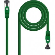 CABLE DE RED LATIGUILLO SSTP CAT8.1 AWG26 0.25 M VERDE NANOCABLE