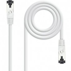 CABLE DE RED LATIGUILLO SSTP CAT8.1 AWG26 0.30 M BLANCO NANOCABLE-AA0 CABLE DE RED LATIGUILLO SSTP CAT8.1 AWG26 0.30 M BLANCO NANOCABLE