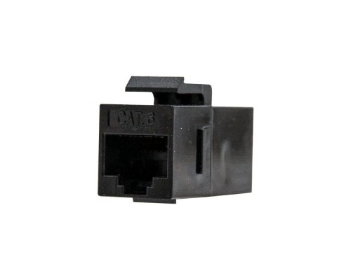 EMPALME RJ45 CAT.6 UTP NEGRO NANOCABLE