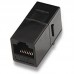 EMPALME RJ45 CAT.6 UTP NEGRO NANOCABLE