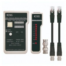 TESTEADOR PARA CABLE RJ11/RJ12/RJ45/COAXIAL NANOCABLE