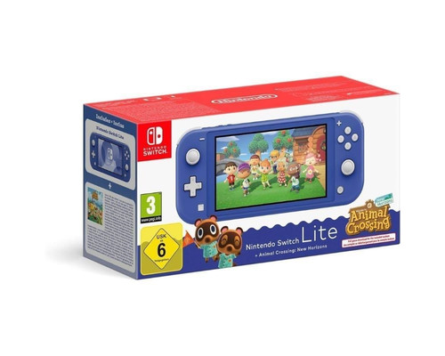 NINTENDO-CONSOLA SWLITE BL ANI