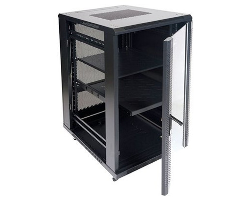 ARMARIO DE SUELO RACK 19"" 22U 600x1000 PUERTA PERFORADA
