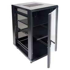 ARMARIO DE SUELO RACK 19"" 32U 600x1000 PUERTA DE CRISTAL