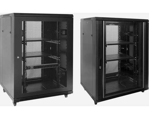 ARMARIO DE SUELO RACK 19"" 32U 800x800 PUERTA DE CRISTAL