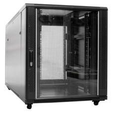 ARMARIO DE SUELO RACK 19"" 18U 600x1000 PUERTA DE CRISTAL