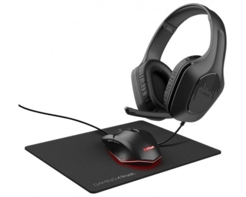 KIT GAMING GXT 790 TRIDOX RATON + AURICULAR + ALFOMRBILLA TRUST