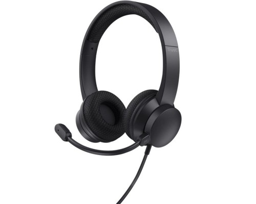 AURICULARES TRUSTR HS-260 USB ENC BK