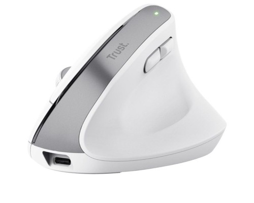 RATON OPTICO WIRELESS ERGONOMICO VERTICAL BAYO+ BLANCO TRUST