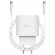 CARGADOR PARED/VIAJE USB-C 45W MAXO BLANCO TRUST