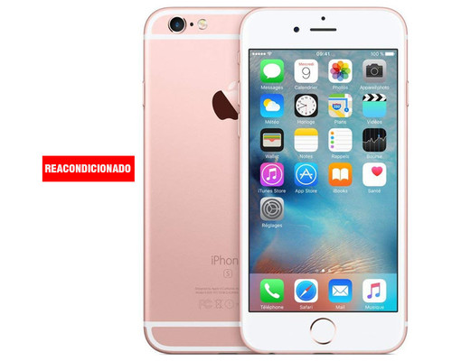 APPLE iPHONE 6S 128 GB ROSE GOLD REACONDICIONADO GRADO A-AA55 APPLE iPHONE 6S 128 GB ROSE GOLD REACONDICIONADO GRADO A